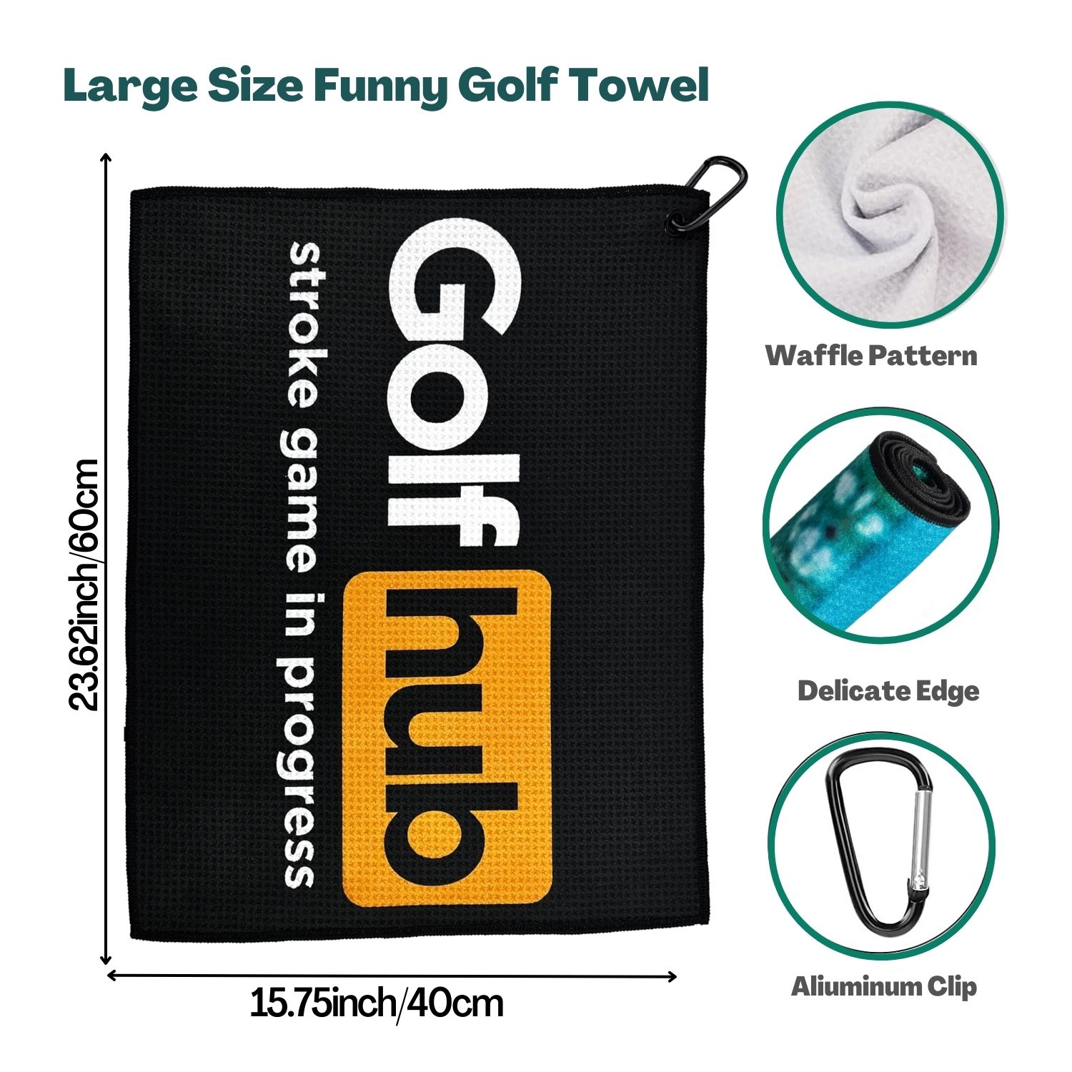 Funny Microfiber Premium Golf  - Golf Towel Waffle review and price