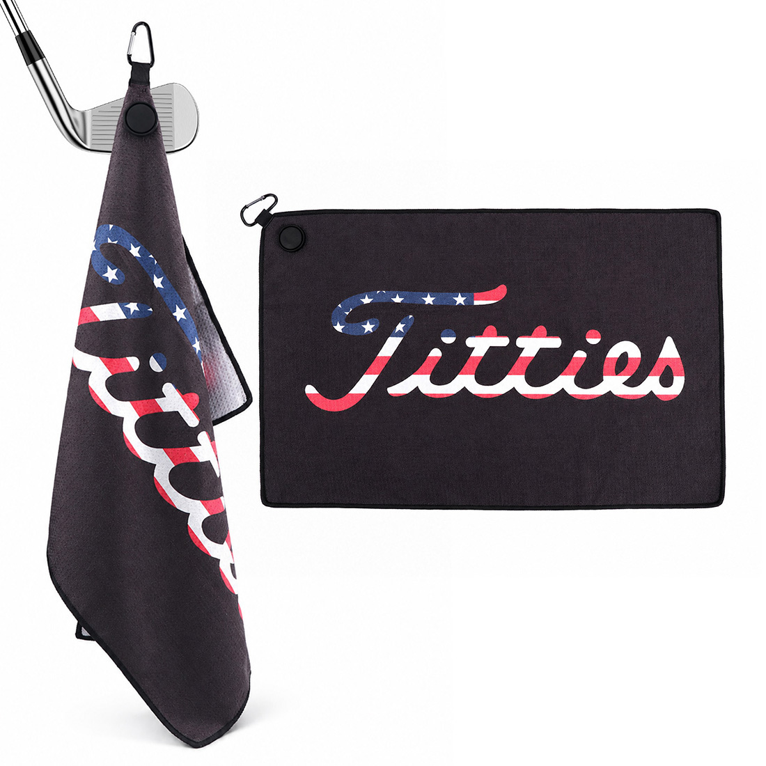 American Flag Magnetic Golf To - Golf Towel Waffle review and price